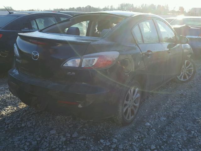 JM1BL1S50A1267021 - 2010 MAZDA 3 S BLACK photo 4