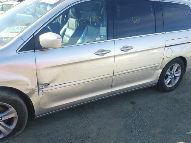 5FNRL389X9B059557 - 2009 HONDA ODYSSEY TO SILVER photo 9