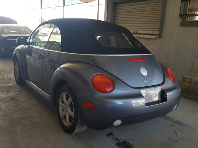 3VWCD31Y14M331242 - 2004 VOLKSWAGEN NEW BEETLE 灰色 照片 3