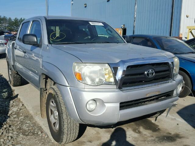 5TEJU62N98Z492902 - 2008 TOYOTA TACOMA DOU SILVER photo 1