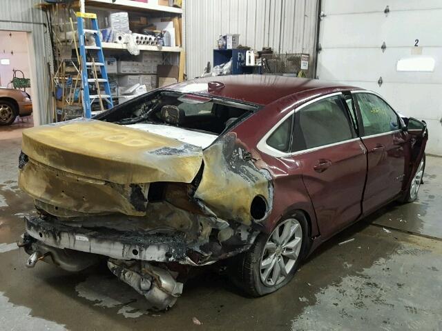 2G1115S39G9158254 - 2016 CHEVROLET IMPALA LT MAROON photo 4