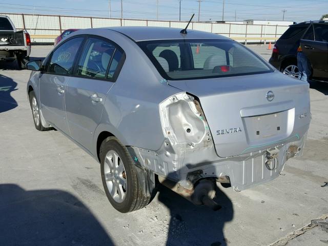 3N1AB61E17L713307 - 2007 NISSAN SENTRA 2.0 SILVER photo 3