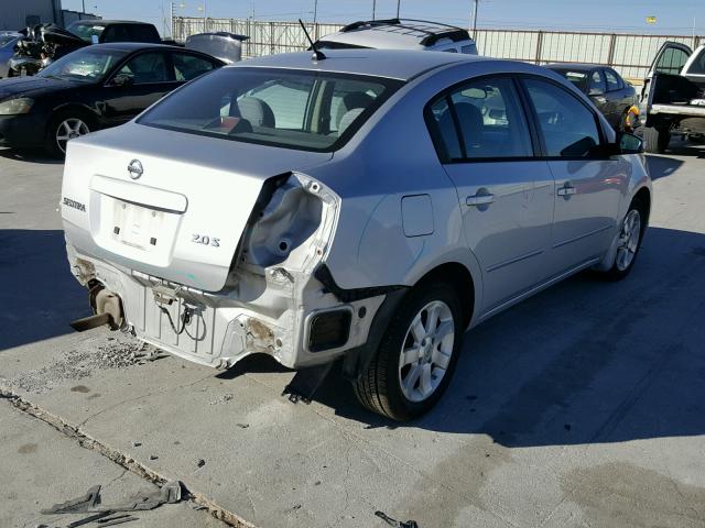 3N1AB61E17L713307 - 2007 NISSAN SENTRA 2.0 SILVER photo 4