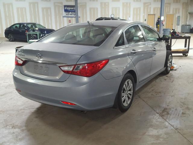 5NPEB4AC6BH295742 - 2011 HYUNDAI SONATA GLS BLUE photo 4