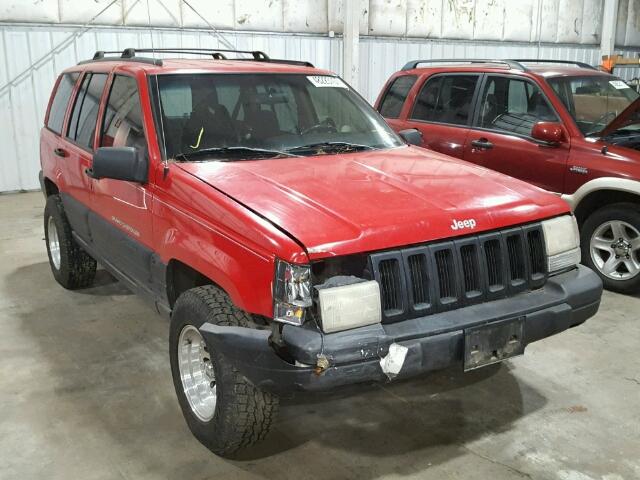 1J4GZ58S1WC291276 - 1998 JEEP GRAND CHER RED photo 1