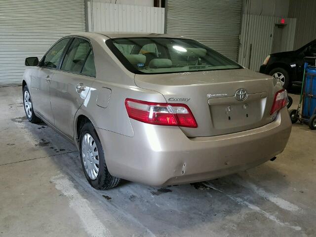 4T1BE46K97U069746 - 2007 TOYOTA CAMRY NEW GOLD photo 3