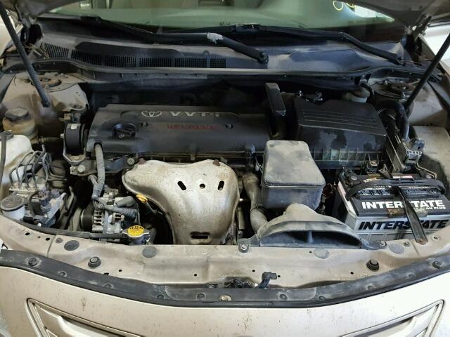 4T1BE46K97U069746 - 2007 TOYOTA CAMRY NEW GOLD photo 7