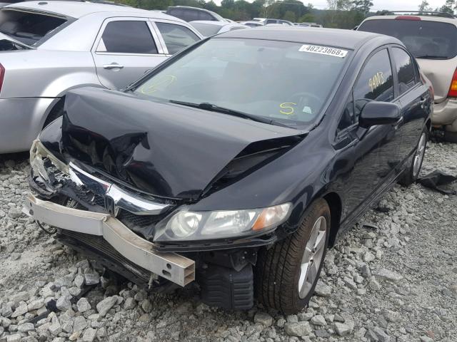 19XFA1F66BE037329 - 2011 HONDA CIVIC LX-S შავი ფოტო 2