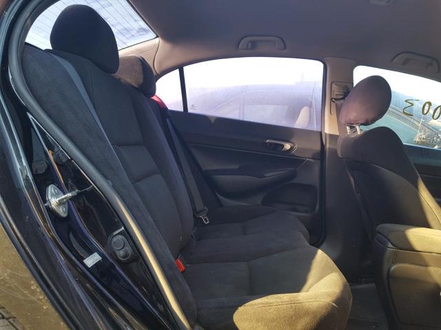 19XFA1F66BE037329 - 2011 HONDA CIVIC LX-S შავი ფოტო 6