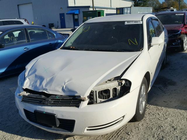 2G1WT57N991152806 - 2009 CHEVROLET IMPALA 1LT WHITE photo 2