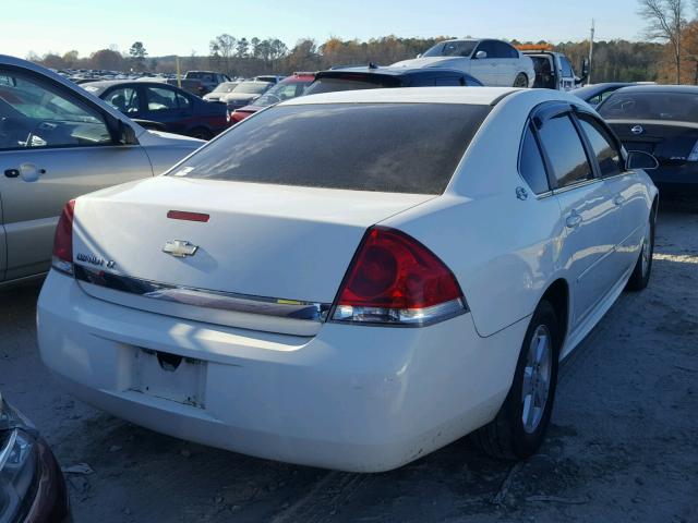 2G1WT57N991152806 - 2009 CHEVROLET IMPALA 1LT WHITE photo 4