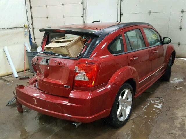 1B3HE78K87D195966 - 2007 DODGE CALIBER R/ MAROON photo 4