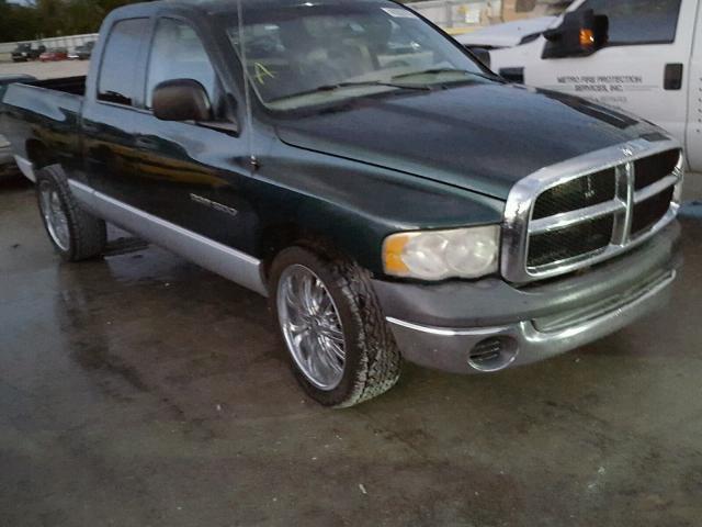 3D7HA18N62G188257 - 2002 DODGE RAM 1500 GREEN photo 1