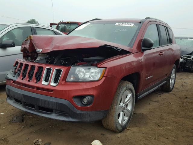 1C4NJCBA6GD633759 - 2016 JEEP COMPASS SP 栗色 照片 2