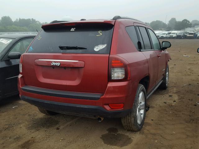 1C4NJCBA6GD633759 - 2016 JEEP COMPASS SP MAROON photo 4