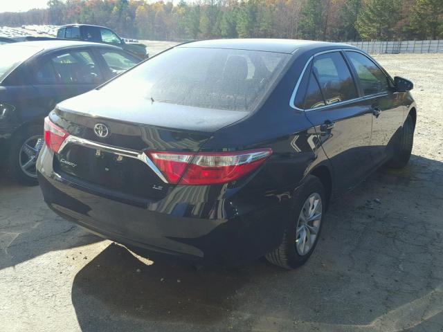 4T4BF1FK6GR559952 - 2016 TOYOTA CAMRY LE შავი ფოტო 4