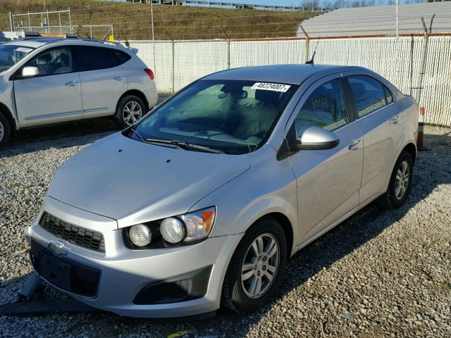 1G1JC5SH9C4120350 - 2012 CHEVROLET SONIC LT SILVER photo 2