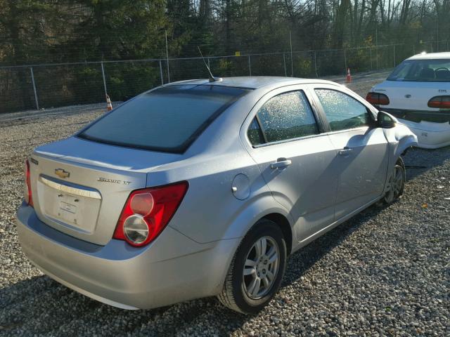 1G1JC5SH9C4120350 - 2012 CHEVROLET SONIC LT SILVER photo 4