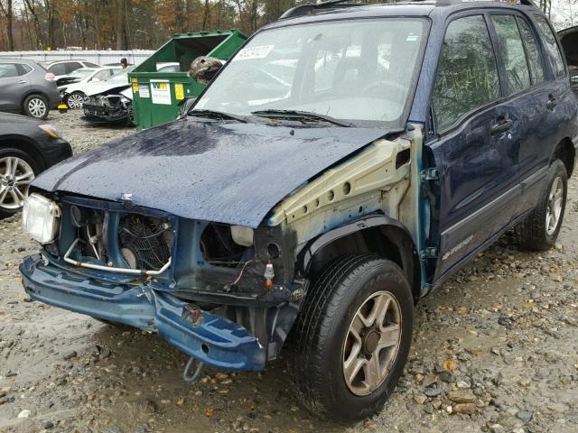 2CNBJ13C236931169 - 2003 CHEVROLET TRACKER BLUE photo 9