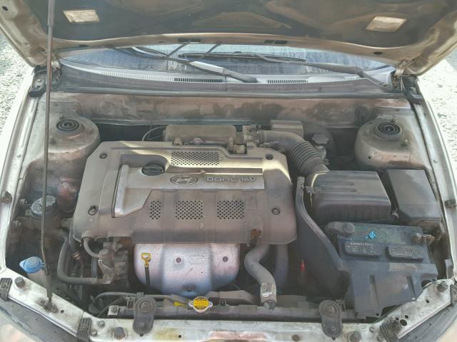 KMHDN45D83U530263 - 2003 HYUNDAI ELANTRA GL SILVER photo 7