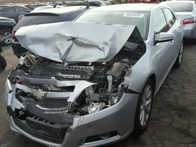 1G11E5SA5DF310844 - 2013 CHEVROLET MALIBU 2LT SILVER photo 2