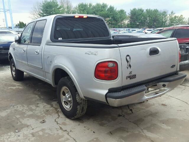 1FTRW08L83KD65670 - 2003 FORD F150 SUPER SILVER photo 3