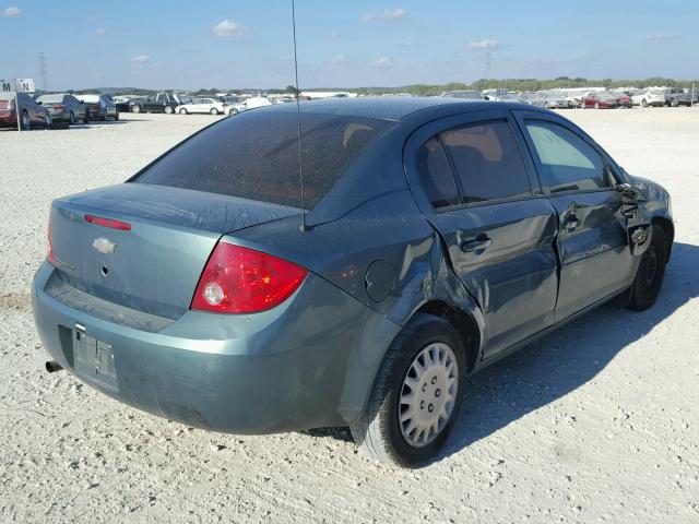 1G1AD5F5XA7177052 - 2010 CHEVROLET COBALT 1LT BLUE photo 4