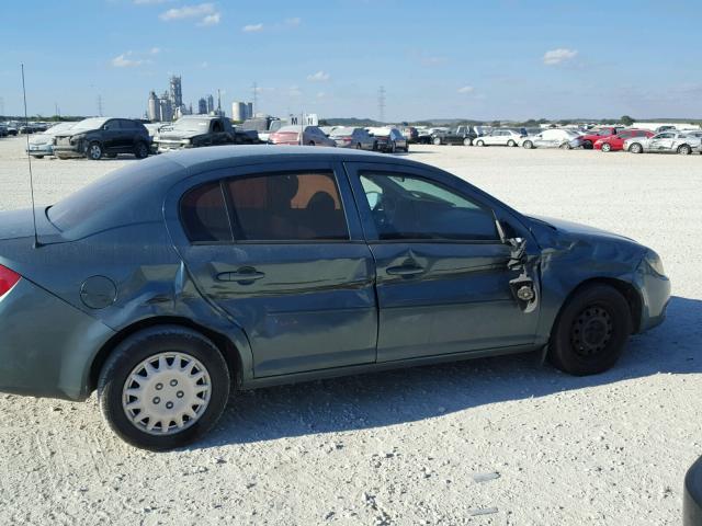 1G1AD5F5XA7177052 - 2010 CHEVROLET COBALT 1LT BLUE photo 9