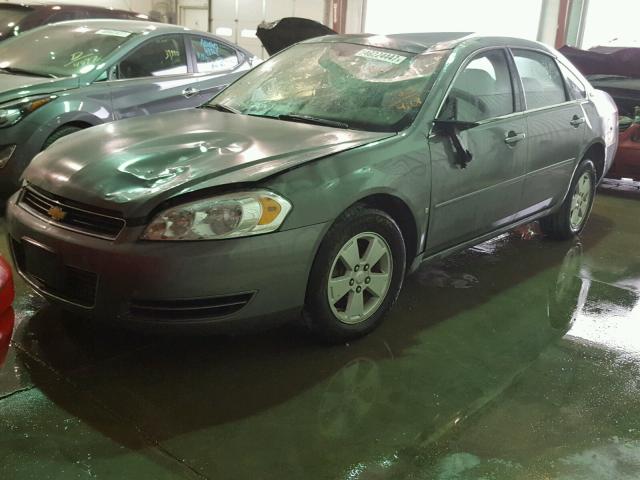 2G1WT58K079314101 - 2007 CHEVROLET IMPALA LT GRAY photo 2