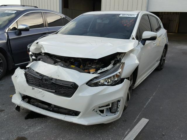 4S3GTAM68H3731473 - 2017 SUBARU IMPREZA SP WHITE photo 2