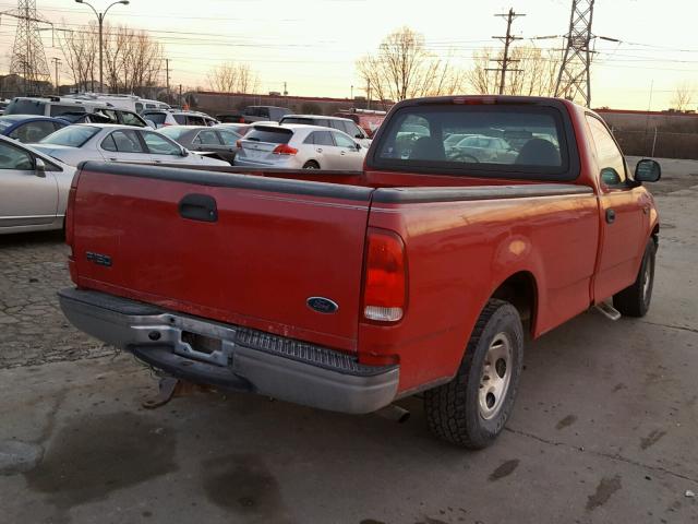 2FTZF17261CB03453 - 2001 FORD F150 RED photo 4