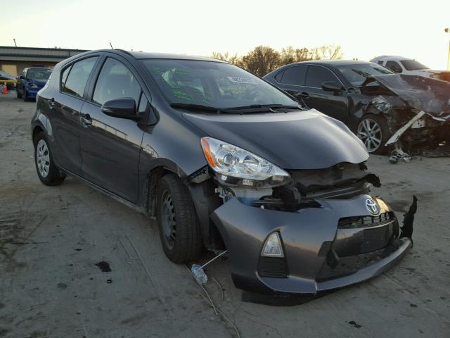 JTDKDTB3XE1568943 - 2014 TOYOTA PRIUS C CHARCOAL photo 1