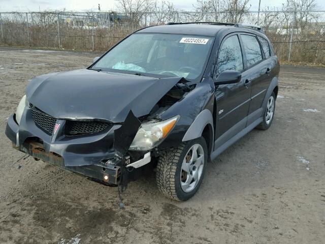 5Y2SL62854Z468653 - 2004 PONTIAC VIBE BLACK photo 2