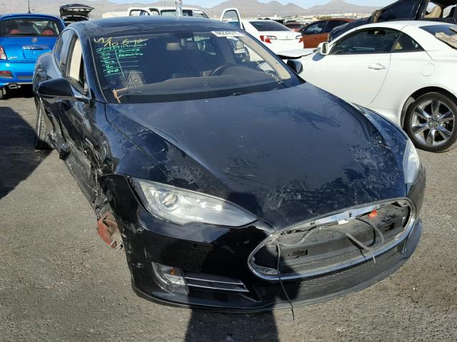5YJSA1DN3DFP11426 - 2013 TESLA MODEL S Սև լուսանկար 1