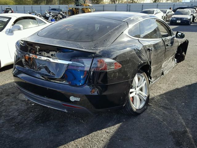 5YJSA1DN3DFP11426 - 2013 TESLA MODEL S BLACK photo 4