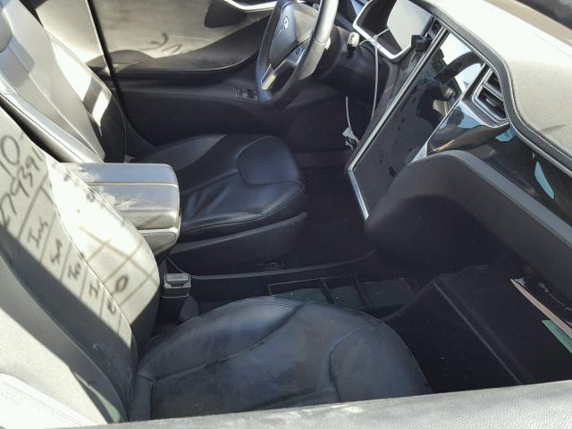 5YJSA1DN3DFP11426 - 2013 TESLA MODEL S Սև լուսանկար 5