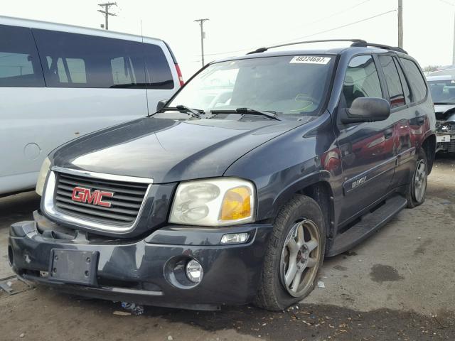 1GKDT13S742393540 - 2004 GMC ENVOY BLACK photo 2