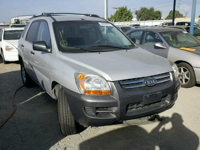 KNDJF724087519015 - 2008 KIA SPORTAGE L SILVER photo 1