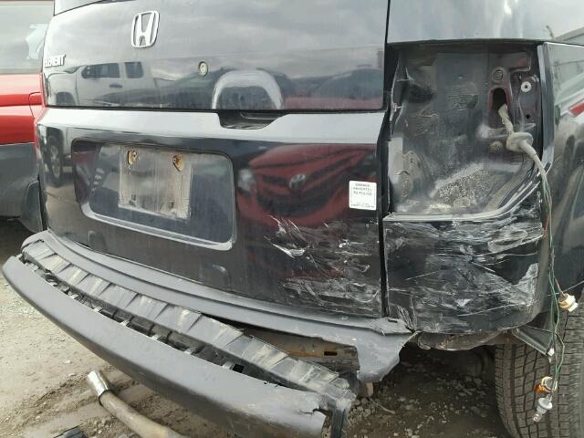 5J6YH18746L801051 - 2006 HONDA ELEMENT EX BLACK photo 9