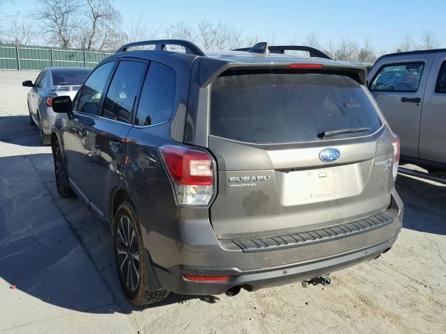 JF2SJGWC7HH498308 - 2017 SUBARU FORESTER 2 BROWN photo 3