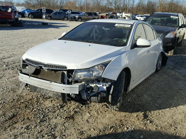 1G1PG5SC6C7174805 - 2012 CHEVROLET CRUZE LT WHITE photo 2