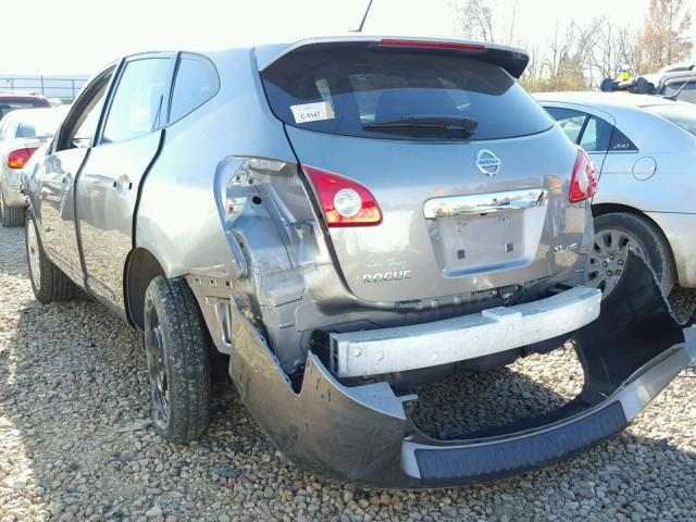 JN8AS5MV1BW272577 - 2011 NISSAN ROGUE S GRAY photo 3