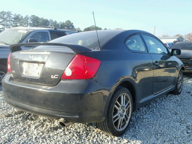 JTKDE177X70152043 - 2007 SCION TC BLACK photo 4