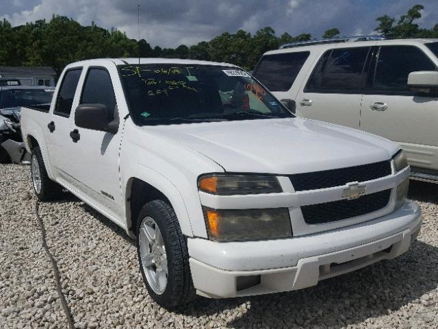 1GCCS136548156751 - 2004 CHEVROLET COLORADO WHITE photo 1