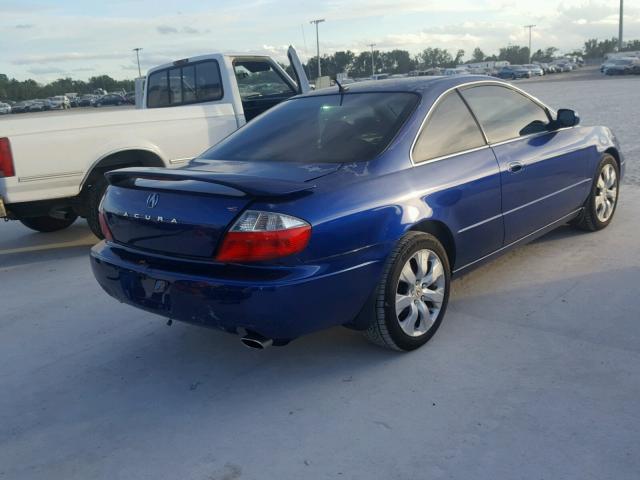 19UYA42763A011960 - 2003 ACURA 3.2CL TYPE BLUE photo 4