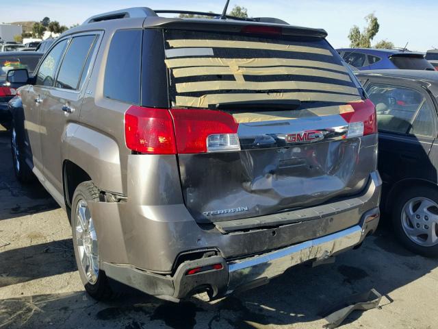 2GKFLWE57C6188444 - 2012 GMC TERRAIN SL BROWN photo 3