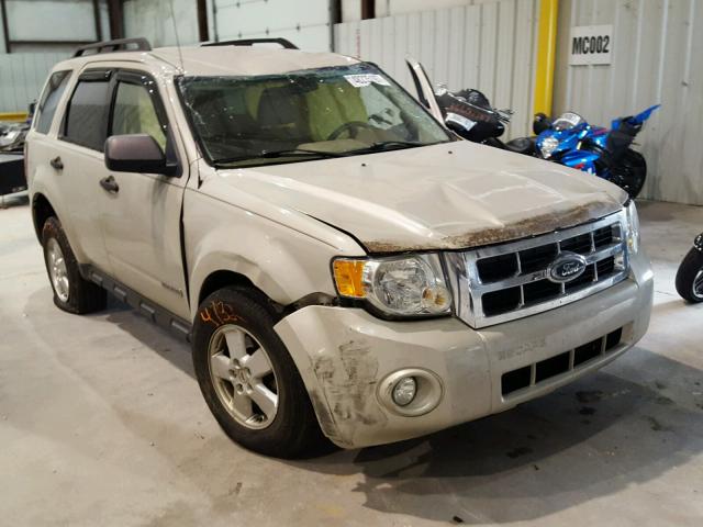 1FMCU03Z48KC64443 - 2008 FORD ESCAPE XLT BEIGE photo 1