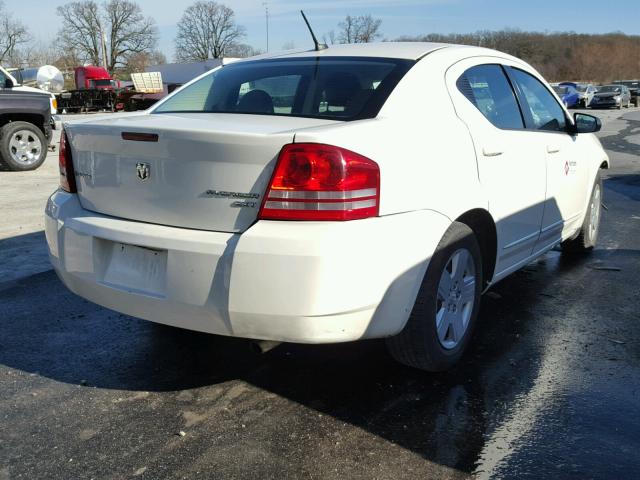 1B3CC4FB5AN146663 - 2010 DODGE AVENGER SX WHITE photo 4