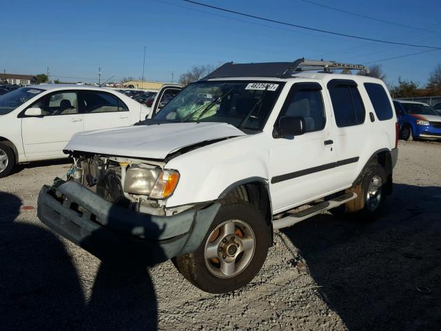 5N1ED28Y71C505206 - 2001 NISSAN XTERRA XE WHITE photo 2