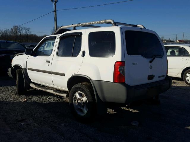 5N1ED28Y71C505206 - 2001 NISSAN XTERRA XE WHITE photo 3